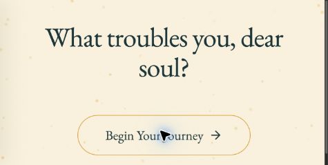 Captured narrow-width Ask Krishna landing screen